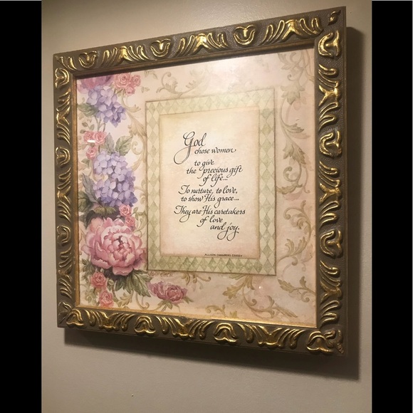 Home Interiors Gold Frame Home Decor Picture - Picture 3 of 5